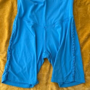 Aerie Blue Athletic Biker Shorts